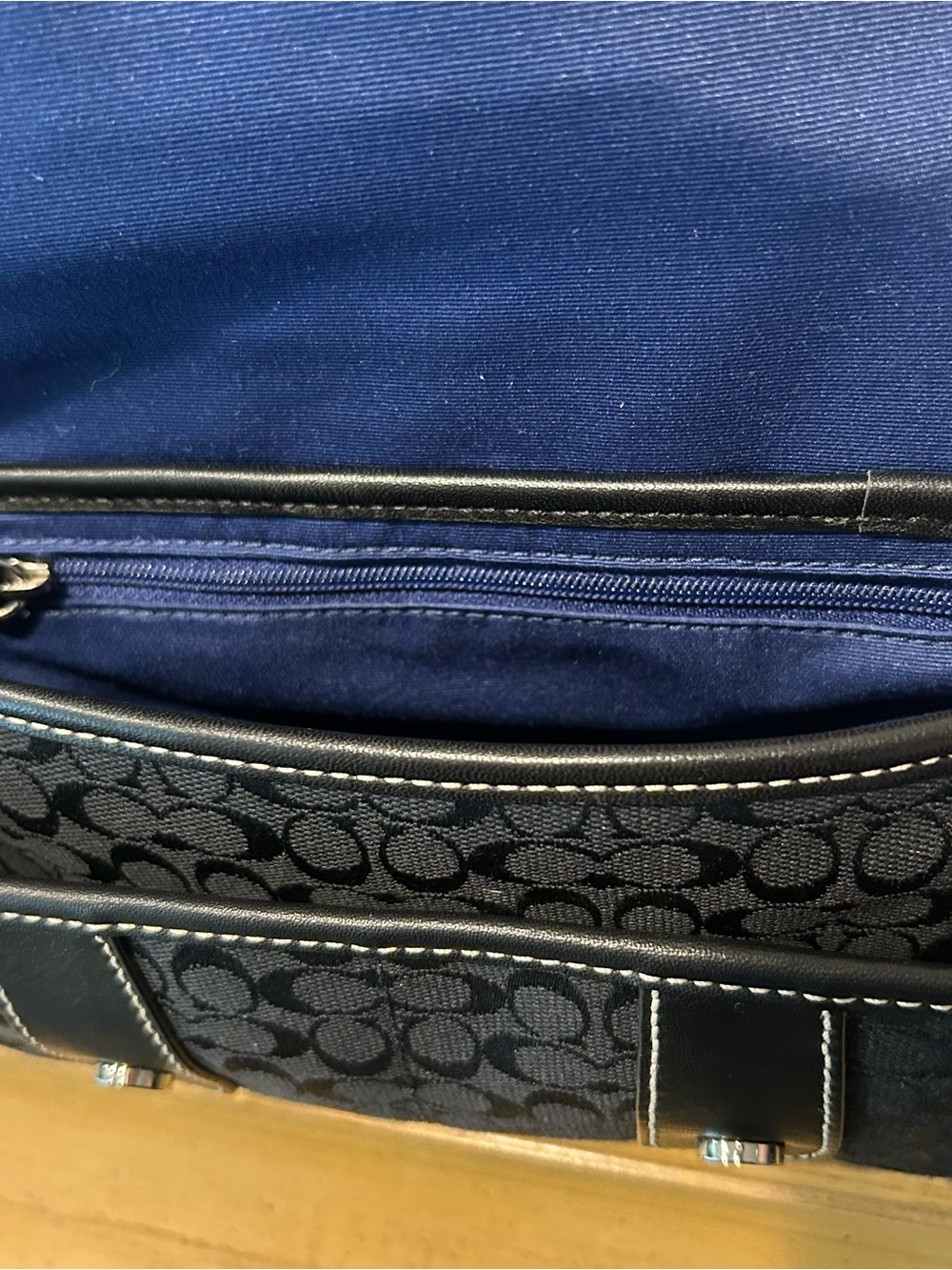 Signature vintage bon voyage women’s coach Y2K canvas belt bag - Picture 12 of 16